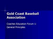 Gold Coast Baseball Association