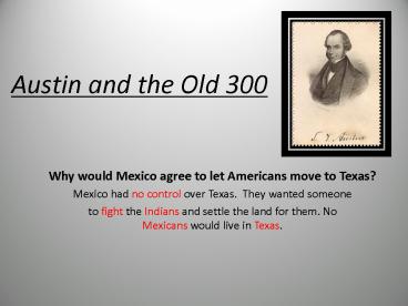 Austin and the Old 300
