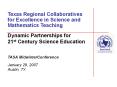 Texas Regional Collaboratives for Excellence in Science Teaching PowerPoint PPT Presentation