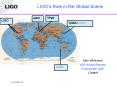 LIGOs Role in the Global Scene PowerPoint PPT Presentation
