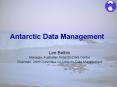 Antarctic Data Management PowerPoint PPT Presentation