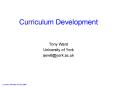 Curriculum Development PowerPoint PPT Presentation