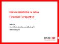 DOING BUSINESS IN INDIA Financial Perspective PowerPoint PPT Presentation