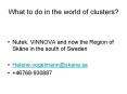 What to do in the world of clusters PowerPoint PPT Presentation