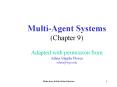 Multi-Agent Systems (Chapter 9) Adapted with permission from Adina Magda Florea adina@wpi.edu PowerPoint PPT Presentation