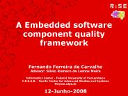 A Embedded software component quality framework