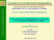 Outline of presentation