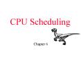 CPU Scheduling PowerPoint PPT Presentation