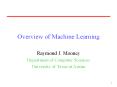 Overview of Machine Learning PowerPoint PPT Presentation
