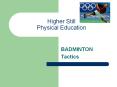 Higher Still Physical Education PowerPoint PPT Presentation