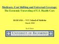 Medicare, Cost Shifting and Universal Coverage: The Economic Unraveling of U.S. Health Care PowerPoint PPT Presentation