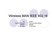 Wireless MAN IEEE 802.16