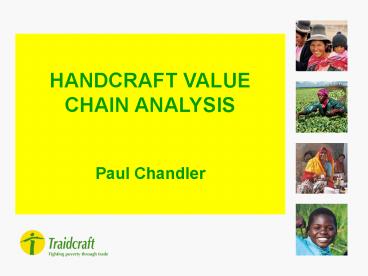 HANDCRAFT VALUE CHAIN ANALYSIS