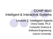 COMP 4640 Intelligent