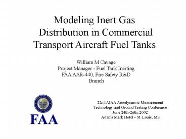 Ground Based Fuel Tank Inerting