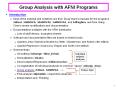 Group Analysis with AFNI Programs PowerPoint PPT Presentation