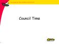 Council Time PowerPoint PPT Presentation