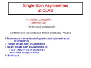 Single-Spin Asymmetries at CLAS