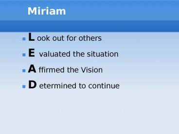 Miriam