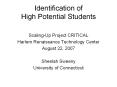 Identification%20of%20High%20Potential%20Students PowerPoint PPT Presentation