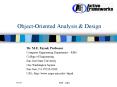 Object-Oriented Analysis PowerPoint PPT Presentation