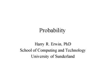 Probability