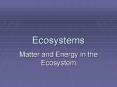 Ecosystems PowerPoint PPT Presentation