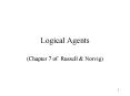 Logical Agents PowerPoint PPT Presentation