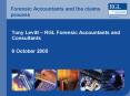 Forensic Accountants and the claims process PowerPoint PPT Presentation