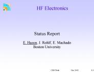 HF Electronics