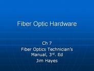Fiber Optic Hardware