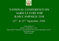 National Conference on Agriculture for  RABI Campaign 2007 PowerPoint PPT Presentation
