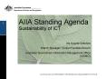 AIIA Standing Agenda PowerPoint PPT Presentation