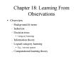 Chapter 18: Learning From Observations PowerPoint PPT Presentation