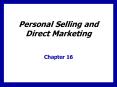 Personal Selling and Direct Marketing PowerPoint PPT Presentation