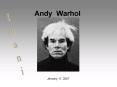 Andy Warhol PowerPoint PPT Presentation