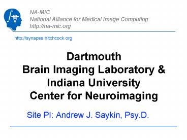Dartmouth Brain Imaging Laboratory