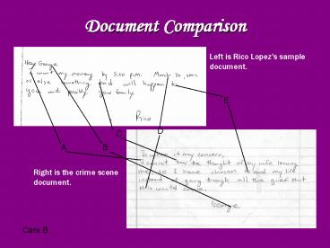 Document Comparison