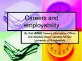 Careers and employability PowerPoint PPT Presentation