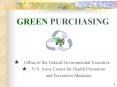 GREEN PURCHASING PowerPoint PPT Presentation