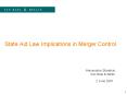 State Aid Law Implications in Merger Control PowerPoint PPT Presentation