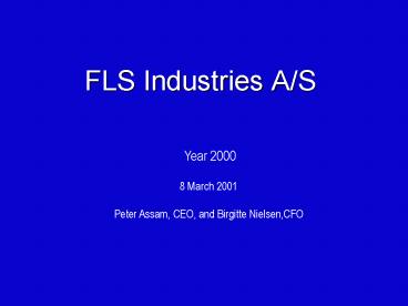 FLS Industries A/S