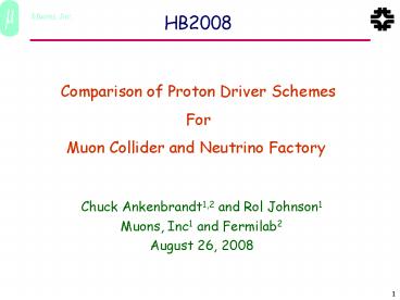Comparison of Proton Driver Schemes