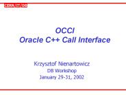 OCCI Oracle C   Call Interface