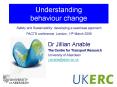 Understanding behaviour change PowerPoint PPT Presentation