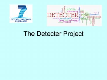 The Detecter Project