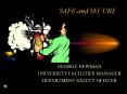 SAFE and SECURE PowerPoint PPT Presentation
