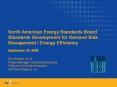 North American Energy Standards Board Standards Development for Demand Side Management / Energy Efficiency PowerPoint PPT Presentation