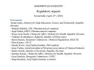 NANOPARTICLES IN INDUSTRY