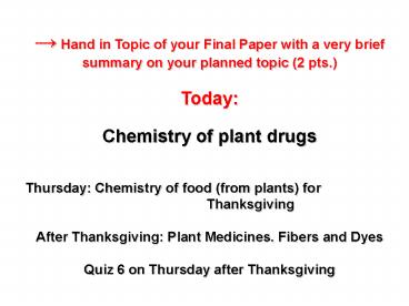 PIGMENTS, PERFUMES AND POISONS